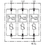 Basic circuit diagram DG MU 3PY 208 3W+G
