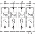 Basic circuit diagram DG MU 3PY 480 4W+G