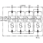 Basic circuit diagram  DG MU 3PH 240 4W+G R