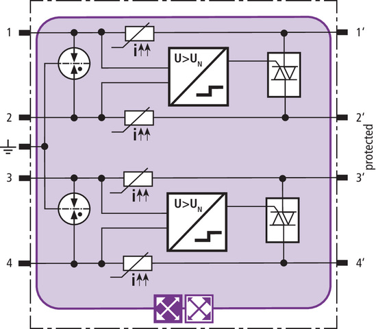 Basic circuit diagram BXTU ML4 BD 0-180