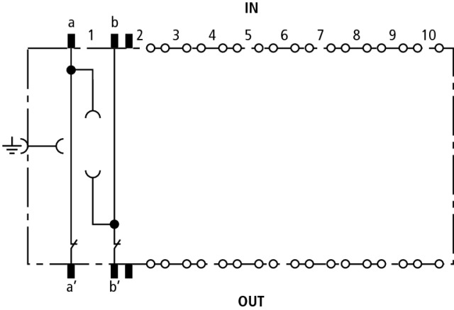 Basic circuit diagram BM 10 DRL
