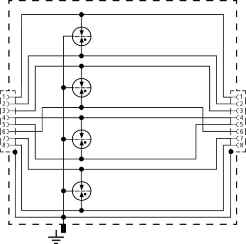 Basic circuit diagram DPA M CLD RJ45B 48