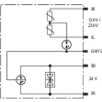 Basic circuit diagram DPI CD EXD 230 24 M