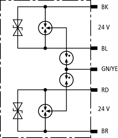 Basic circuit diagram DPI CD EXI+D