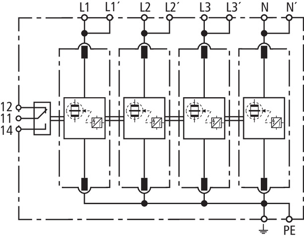 Basic circuit diagram DV M TNS 255 FM