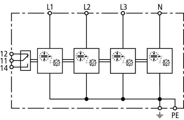Basic circuit diagram DSH TNS 255 FM