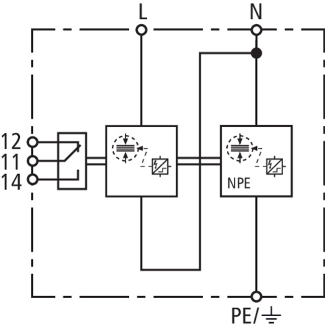 Basic circuit diagram DSH TT 2P 255 FM