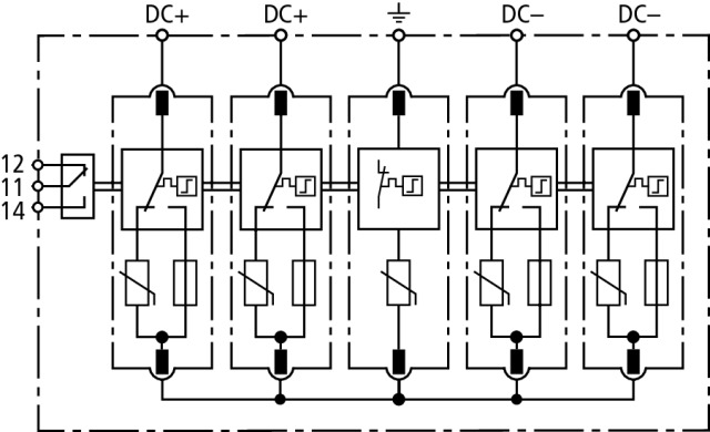 Basic circuit diagram DG M PV2 SCI 1000 FM
