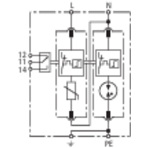 Basic circuit diagram DG M TT 2P 385 FM