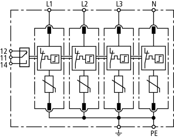 Basic circuit diagram DG M TNS ... FM