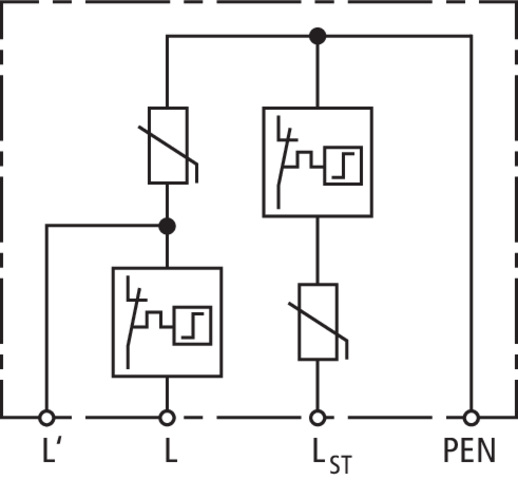 Basic circuit diagram DCOR L 2P 275 SO LT