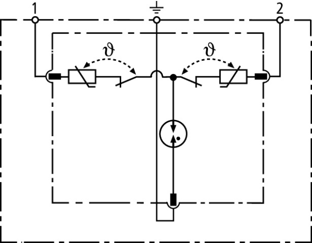 Basic circuit diagram DR M 2P 255 SN1802