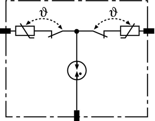 Basic circuit diagram of a DR MOD protection module