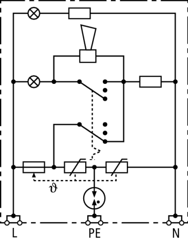 Basic circuit diagram DSA 230 LA