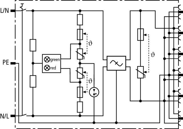 Basic circuit diagram SFL PRO 6X 19"