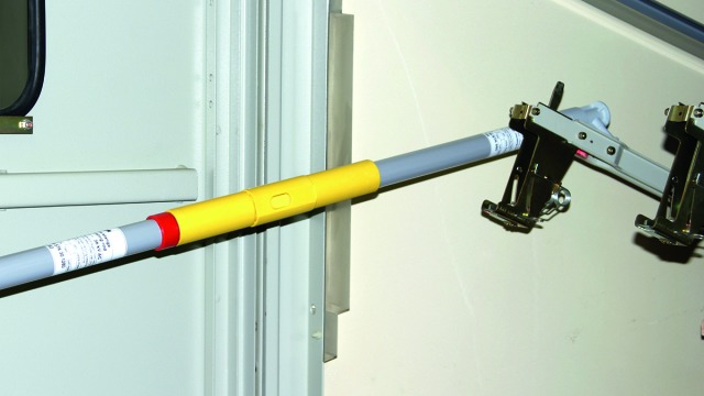IS STK insulating stick fitted with STK switching stick head used as switching stick