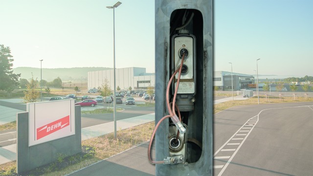 Earthing and short-circuiting device installed at a junction and fuse box of a street lighting mast