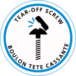 Tear-off screw