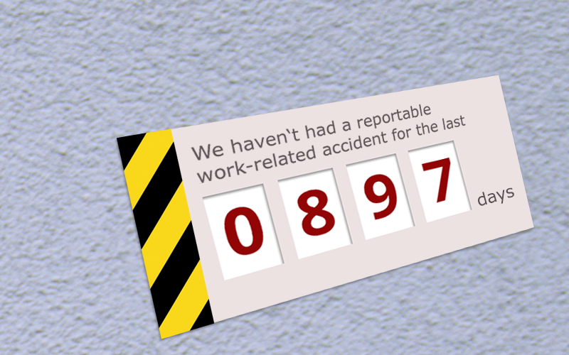 Without reportable work-related accident